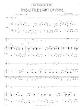 télécharger la partition d'accordéon This little light of mine (Arrangement : Sean O'Loughlin) (Swing Rock) au format PDF