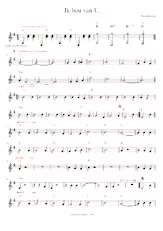 descargar la partitura para acordeón Ik hou van u (Je t'aime Tu sais) en formato PDF