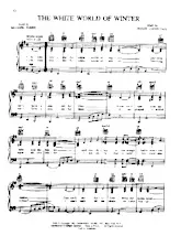 scarica la spartito per fisarmonica The white world of Winter (Chant de Noël) in formato PDF