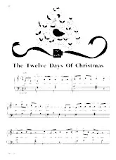download the accordion score The twelve days of Christmas (Chant de Noël) in PDF format