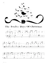 scarica la spartito per fisarmonica The twelve days of Christmas (Chant de Noël) in formato PDF