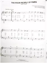descargar la partitura para acordeón The poor people of Paris (Jean's song) (Arrangement : Gary Meisner) (Chant : Edith Piaf) (Fox-Trot) en formato PDF