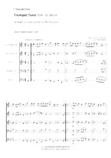 télécharger la partition d'accordéon Trumpet Tune from Te Deum arranged for brass quintet by Matt Kingston (Parties  Cuivres) au format PDF