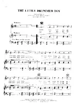 descargar la partitura para acordeón The little drummer boy (Chant de Noël) en formato PDF