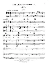 download the accordion score The Christmas waltz (Chant : Frank Sinatra) (Valse Boston) (Chant de Noël) in PDF format