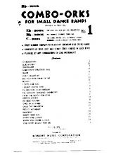 download the accordion score Combo Orks for small dance bands (n°1) (23 Titres) in PDF format