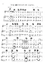 télécharger la partition d'accordéon The birthday of a King (Chant de Noël) au format PDF