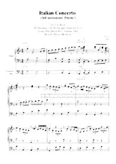 descargar la partitura para acordeón Italian Concerto : 3 rd mouvement Presto / Performance by the Jacques Loussier Trio / From Play Bach No 3 / Album 1961 Bass by Pierre Michelot en formato PDF
