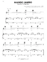 descargar la partitura para acordeón Mambo Jambo (Que rico el mambo) en formato PDF