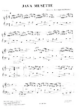 descargar la partitura para acordeón Java Musette en formato PDF