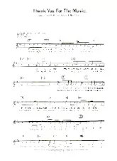 télécharger la partition d'accordéon Thank you for the music (Interprètes : Abba) (Slow Fox-Trot) au format PDF