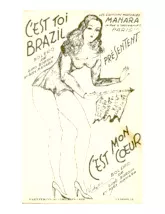 descargar la partitura para acordeón C'est toi Brazil (Orchestration) (Boléro) en formato PDF
