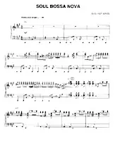 télécharger la partition d'accordéon Soul bossa nova (Partie Piano) au format PDF