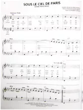 descargar la partitura para acordeón Sous le ciel de Paris (Under Paris skies) (Arrangement : Gary Meisner) (Valse) en formato PDF