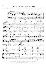 télécharger la partition d'accordéon It's only a paper moon (Chant : Ella Fitzgerald) au format PDF