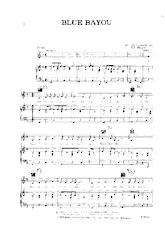 télécharger la partition d'accordéon Blue Bayou (Piano) au format PDF