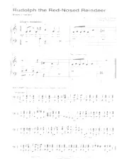 scarica la spartito per fisarmonica Rudolph the red-nosed reindeer (Arrangement : Tom Gerou) (Chant de Noël) in formato PDF