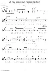 download the accordion score Un peu beaucoup passionnement (Madison Chanté) in PDF format
