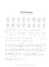 scarica la spartito per fisarmonica Praia branca (Chant : Tom Jobim) (Bossa Nova) in formato PDF