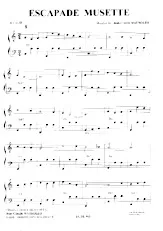 download the accordion score Escapade Musette (Valse) in PDF format