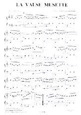 descargar la partitura para acordeón La valse musette en formato PDF