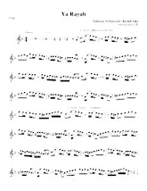 descargar la partitura para acordeón Ya Rayah (Partition Flûte) en formato PDF