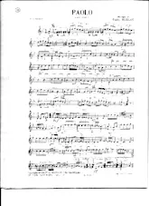 scarica la spartito per fisarmonica Paolo (Paso Doble) in formato PDF