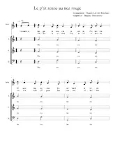 télécharger la partition d'accordéon Le petit renne au nez rouge (Chorale) au format PDF