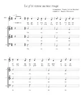 descargar la partitura para acordeón Le petit renne au nez rouge (Chorale) en formato PDF