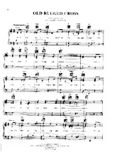 scarica la spartito per fisarmonica Old Rugged Cross (Chant de Noël) in formato PDF