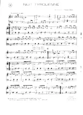 descargar la partitura para acordeón Nuit Tyrolienne (Arrangement : Robert Engel) (Valse) en formato PDF