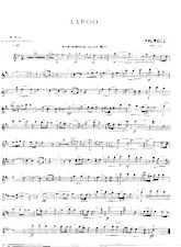télécharger la partition d'accordéon Largo (Saxophone Alto mib + Piano) au format PDF