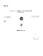 télécharger la partition d'accordéon Poet and peasant (Dichter un Bauer) (Poète et Paysan) (Arrangement pour 4 accordéons : Charles Nunzio) au format PDF