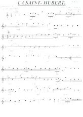 télécharger la partition d'accordéon La Saint-Hubert (Arrangement : Michel Custine) (Duo : Accordéon + Sax Alto) (Valse) au format PDF