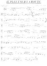 télécharger la partition d'accordéon Il pleut sur la route (Arrangement : Michel Custine) (Duo : Accordéon + Sax Alto) (Tango) au format PDF