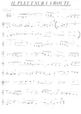 descargar la partitura para acordeón Il pleut sur la route (Arrangement : Michel Custine) (Duo : Accordéon + Sax Alto) (Tango) en formato PDF