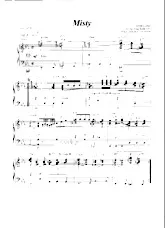 télécharger la partition d'accordéon Misty (Arrangement : Gary Dahl) (Ballade Jazz) au format PDF