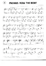 download the accordion score Michael row the boat (Michael Prends la route) (Arrangement : Lex Rambler) (Marche Américaine) in PDF format