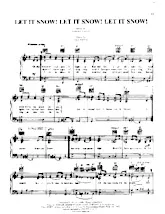 descargar la partitura para acordeón Let it snow Let it snow Let it snow (Chant de Noël) en formato PDF