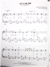 télécharger la partition d'accordéon Let it be me (Je t'appartiens) (Arrangement : Gary Meisner) (Slow Rock) au format PDF