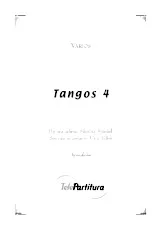 télécharger la partition d'accordéon Tangos 4 (Accordéon) au format PDF
