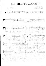 download the accordion score Les filles de Camaret (Arrangement : Gérard Doulssane) (Marche) in PDF format