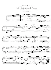 télécharger la partition d'accordéon New Suites of Harpsichord Pieces / Nouvelles suites pour clavecin au format PDF