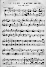 scarica la spartito per fisarmonica Le beau Danube Bleu (Arrangement : August Eenhaes) (Suite de Valses) in formato PDF
