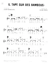 télécharger la partition d'accordéon Il tape sur des bambous (Chant : Philippe Lavil) au format PDF
