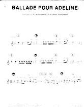 descargar la partitura para acordeón Ballade pour Adeline en formato PDF