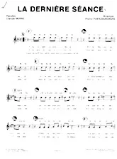 télécharger la partition d'accordéon La dernière séance (Chant : Eddy Mitchell) au format PDF