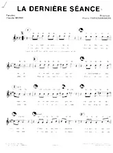 descargar la partitura para acordeón La dernière séance (Chant : Eddy Mitchell) en formato PDF