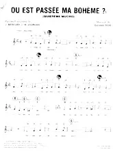 descargar la partitura para acordeón Où est passée ma bohème (Quiereme Mucho) (Chant : Julio Iglesias) en formato PDF