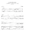 télécharger la partition d'accordéon La Julie jolie (La chanson d'un gars qu'a mal tourné) (Chant : Edith Piaf) (Slow Rock) au format PDF